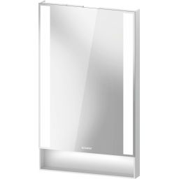 Duravit Qatego lustro 75x45 cm z oświetleniem LED biały mat QA7080018180000