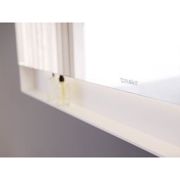 Duravit Qatego lustro 75x60 cm z oświetleniem LED biały mat QA7081018180000