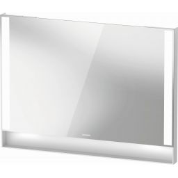 Duravit Qatego lustro 100x75 cm z oświetleniem LED biały mat QA7083018180000