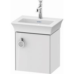 Duravit White Tulip szafka 38,4 cm podumywalkowa wisząca prawa biały wysoki połysk WT4250R8585