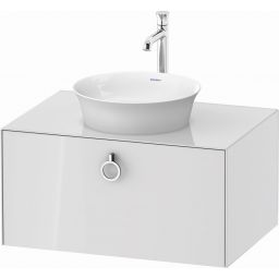 Duravit White Tulip szafka 80 cm podumywalkowa wisząca biały wysoki połysk WT498008585
