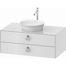Duravit White Tulip szafka 100 cm podumywalkowa wisząca biały wysoki połysk WT499108585