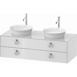 Duravit White Tulip szafka 130 cm podumywalkowa wisząca biały wysoki połysk WT4993B8585