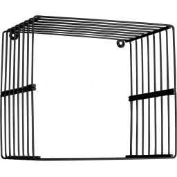 Duschy Cube półka ścienna czarna 500-20