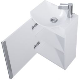 Elita Summer umywalka z szafką 45,2 cm białą RE020450148060