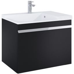 Elita Moody szafka 71,5x48,7x54 cm podumywalkowa wisząca black matt RE010700037160