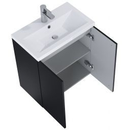 Elita Kido umywalka z szafką 60,6 cm black matt RE020600117160