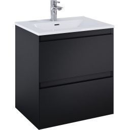 Elita Split szafka 60x45,8x63,5 cm podumywalkowa wisząca black matt RE010600057160