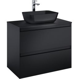 Elita Split szafka 80x45,8x63,5 cm podumywalkowa wisząca black matt RE010800057160