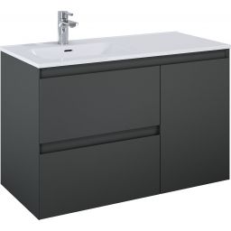 Elita Split szafka 100x45,8x63,5 cm podumywalkowa wisząca lewa anthracite matt RE011006056010