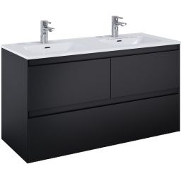 Elita Split szafka 120 cm podumywalkowa wisząca black matt RE012007157160