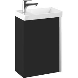 Elita Spring umywalka z szafką 45 cm czarno-białą RE020450137160