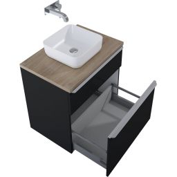 Elita Lofty szafka 70x48,7x69,5 cm podumywalkowa wisząca black matt RE010700027160