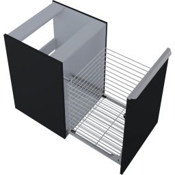 Elita Lofty szafka 50x48,7x69,5 cm boczna wisząca black matt RE080500027160