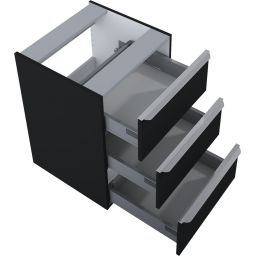 Elita Lofty szafka 50x48,7x69,5 cm boczna wisząca black matt RE080500127160