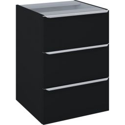 Elita Lofty szafka 50x48,7x69,5 cm boczna wisząca black matt RE080500127160