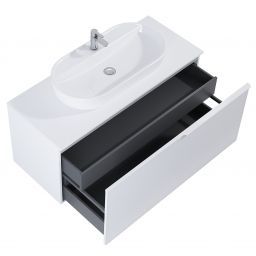 Elita Glam szafka 122x47,1x54 cm podumywalkowa wisząca white matt RE011200165290