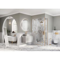 Elita Glam szafka 122x47,1x54 cm podumywalkowa wisząca white matt RE011200165290