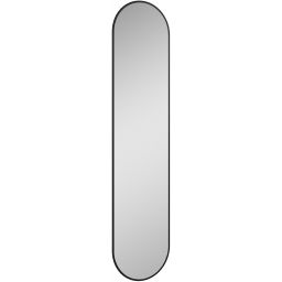Elita Sharon lustro 35x150 cm owalne z oświetleniem black matt RE060350010560