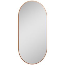 Elita Sharon lustro 52x92 cm owalne z oświetleniem różowe złoto RE060520015450