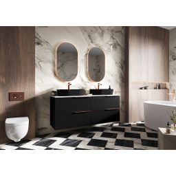 Elita Soho szafka 60x45,3x63,5 cm podumywalkowa wisząca black matt RE010604047160