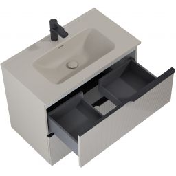 Elita Soho szafka 80x45,3x63,5 cm podumywalkowa wisząca fume matt RE010804047020