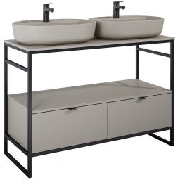 Elita Indus szafka 115,8x45,5x27,5 cm fume matt RE011200077020