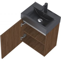 Elita Tiny umywalka z szafką 45 cm orzech lincoln RE020450157060
