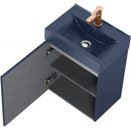 Elita Tiny umywalka z szafką 45 cm navy blue matt RE020450157030