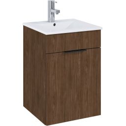 Elita Qubo Plus umywalka z szafką 40,5 cm orzech lincoln RE020400147060