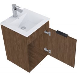 Elita Qubo Plus umywalka z szafką 40,5 cm orzech lincoln RE020400147060