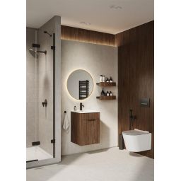 Elita Qubo Plus umywalka z szafką 40,5 cm orzech lincoln RE020400147060