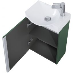 Elita Summer umywalka z szafką 45,2 cm forest green matt RE020450147010