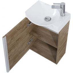 Elita Summer umywalka z szafką 45,2 cm dąb canela RE020450147050