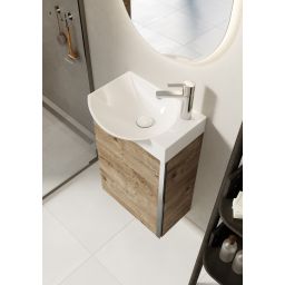 Elita Summer umywalka z szafką 45,2 cm dąb canela RE020450147050