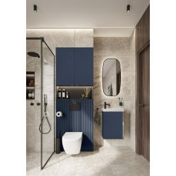 Elita Spring zestaw meblowy 45,5 cm umywalka z szafką navy blue matt RE020450137030