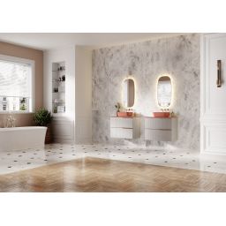 Elita ElitStone blat naszafkowy 80,6x46 cm terra pink matt RE050800016600