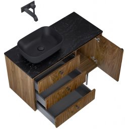 Elita Legacy szafka 100x45,6x54 cm podumywalkowa wisząca orzech amerykański fornir RE01100009D480