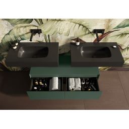 Elita Split Slim szafka z blatem 120x45,8x31,9 cm boczna wisząca forest green matt RE081204057010