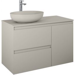 Elita Split szafka 100x45,8x63,5 cm podumywalkowa wisząca lewa fume matt RE011006057020