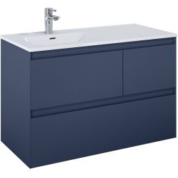 Elita Split szafka 100x45,8x63,5 cm podumywalkowa wisząca lewa navy blue matt RE011006157030