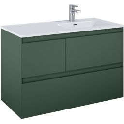 Elita Split szafka 100x45,8x63,5 cm podumywalkowa wisząca forest green matt RE011005157010