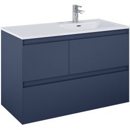 Elita Split szafka 100x45,8x63,5 cm podumywalkowa wisząca navy blue matt RE011005157030