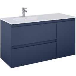 Elita Split szafka 120x45,8x63,5 cm podumywalkowa wisząca lewa navy blue matt RE011206257030