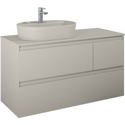 Elita Split szafka 120x45,8x63,5 cm podumywalkowa wisząca lewa fume matt RE012006157020