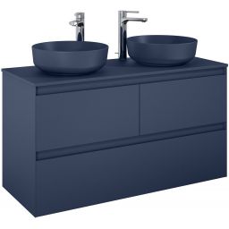 Elita Split szafka 120x45,8x63,5 cm podumywalkowa wisząca navy blue matt RE012007157030