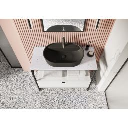 Elita ElitStone blat naszafkowy 80,6x46 cm white matt RE050800035290