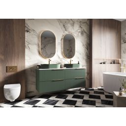 Elita Soho szafka 80x45,3x63,5 cm podumywalkowa wisząca forest green matt RE010804047010