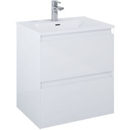 Elita Split szafka 60x45,8x63,5 cm podumywalkowa wisząca biały połysk RE010600058060