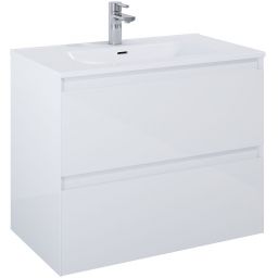 Elita Split szafka 80x45,8x63,5 cm podumywalkowa wisząca biały połysk RE010800058060